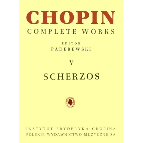 Chopin - Scherzos Ed Paderewski Cw V (Softcover Book)