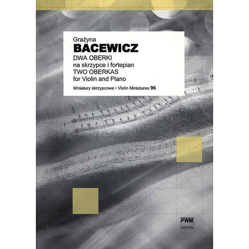 Bacewicz - 2 Obereks Violin/Piano (Softcover Book)