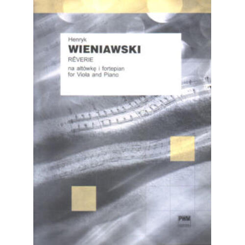 Wieniawski - Reverie Viola/Piano (Softcover Book)
