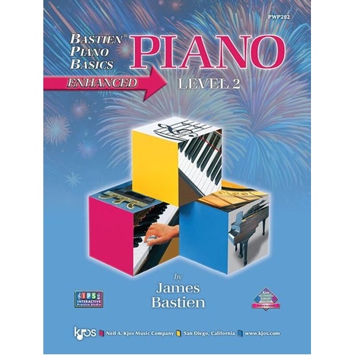 Bastien Piano Basics Enhanced Level 2 BK/OLM