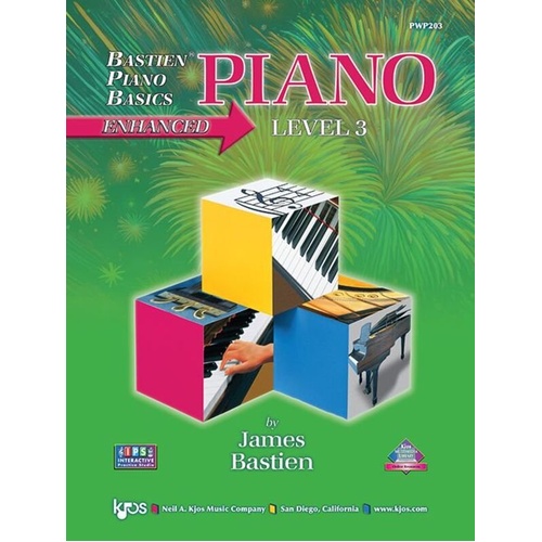 Bastien Piano Basics Enhanced: Piano Level 3 BK/OLM