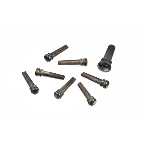 Planet Waves Ebony Bridge Pins with End Pin Set, Ebony