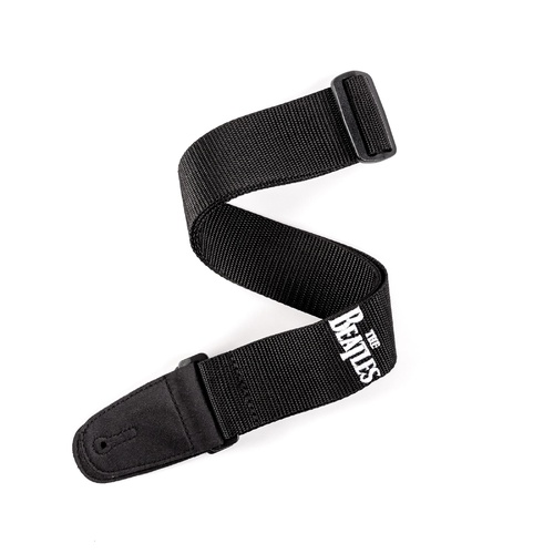 The Beatles Black Polypropylene Guitar Strap, by D'Addario