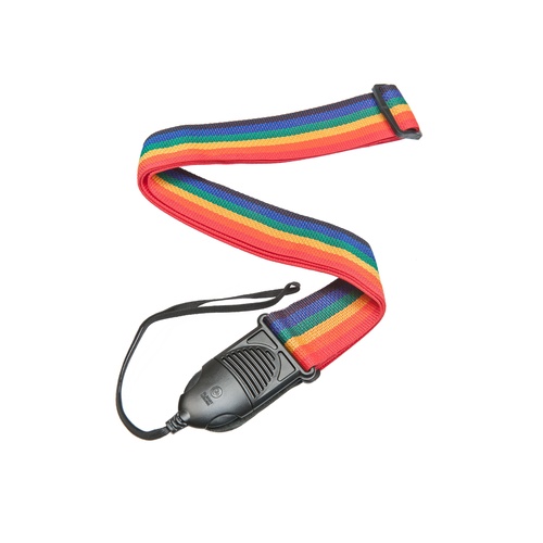 Planet Waves Acoustic Quick Release Guitar Strap, Rainbow