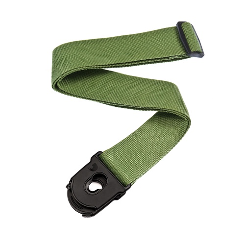 Planet Waves Planet Lock Guitar Strap, Polypropylene, Green