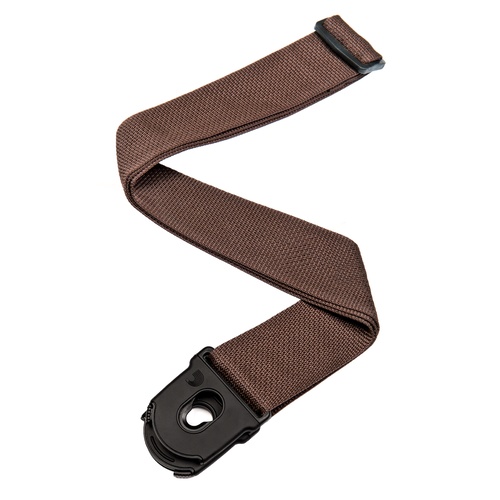 Planet Waves Planet Lock Guitar Strap, Brown