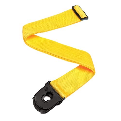 Planet Waves Planet Lock Guitar Strap, Yellow