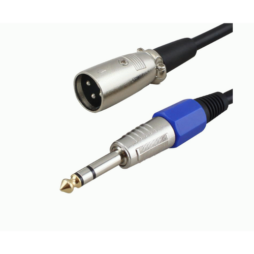 Rapco 3m Male XLR to 1/4in Stereo Jack Cable