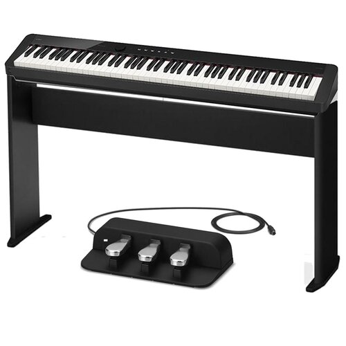 Casio Privia PX-S1100 Digital Piano Black w/ CS68P Stand & SP34 Tri-Pedal