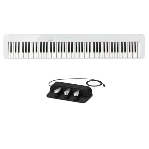 Casio Privia PX-S1100 Digital Piano White w/ SP34 Tri-Pedal