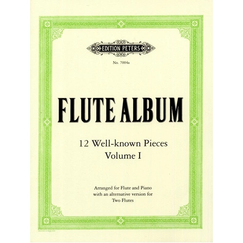 Flute Album Popular Pieces Book 1 with CD by Edition Peters