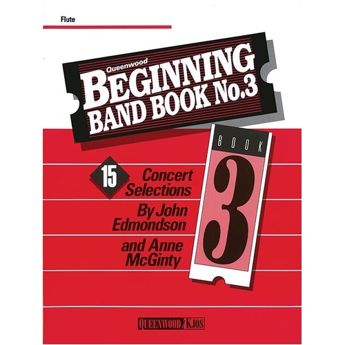 Beginning Band Book No 3 for Flute by Anne McGinty and John Edmondson