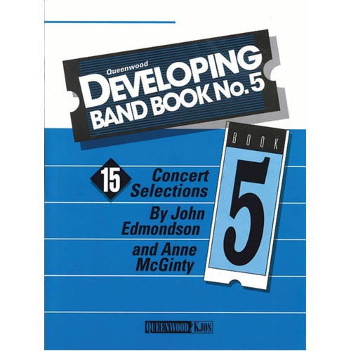Developing Band Book No. 5 for Oboe by Anne McGinty & John Edmondson, Publisher: Queenwood, 1 Page