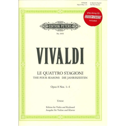 Four Seasons Complete Violin/Piano Book/CD (Softcover Book/CD)