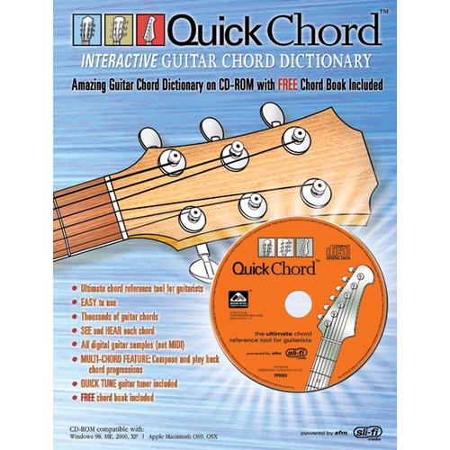 Interactive Guitar Chord Dictionary Book/CD Rom