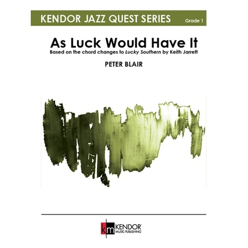As Luck Would Have It for Jazz Ensemble JE1 SC/PTS