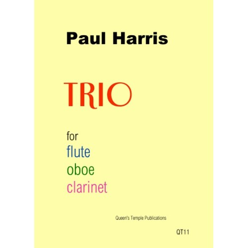 Trio For Flute Oboe and Clarinet (Softcover Book)