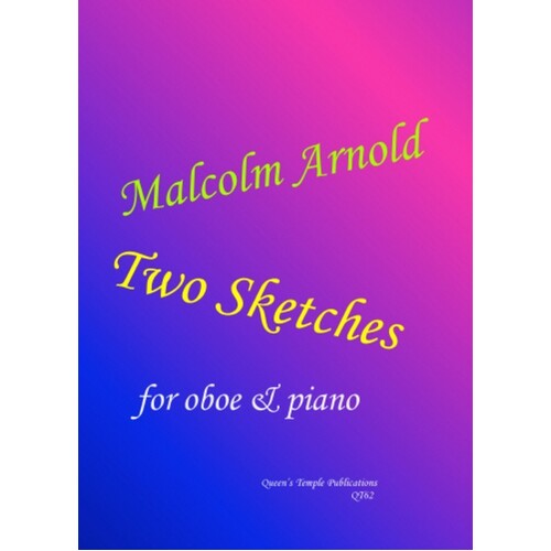 Arnold - Two Sketches For Oboe/Piano (Softcover Book)
