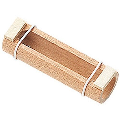 ROHEMA PERCUSSION - Kids Clave Holder Beech, 35mm x 110mm, Made in Germany
