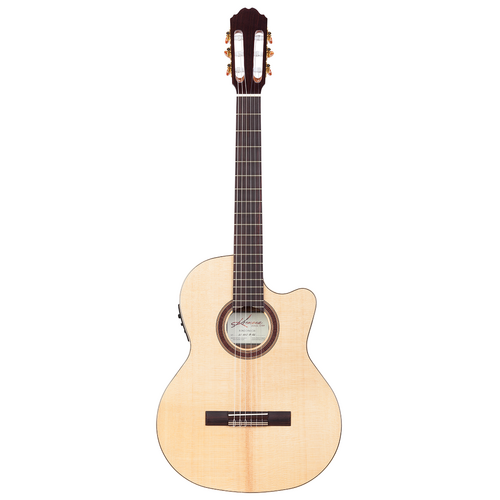 Kremona Rondo R65CW Spruce/Walnut Classical Guitar C/E w Case 