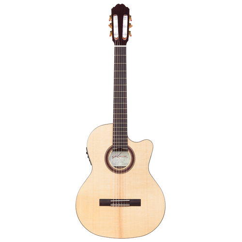 Kremona Rondo R65CWTL Thinline Classical Guitar with Fishman Pickup & Premium Case