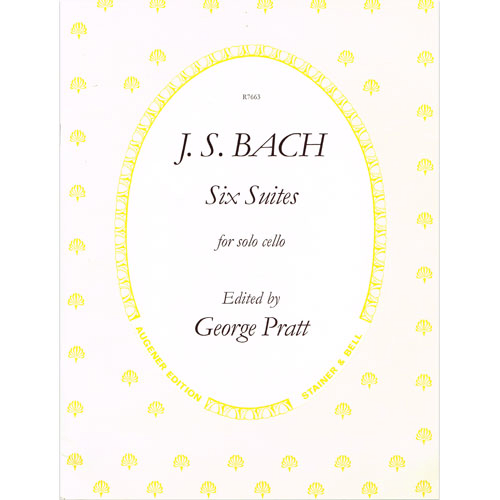 Bach Six Suites for Solo Cello BWV 1007-1012, Edited by George Pratt