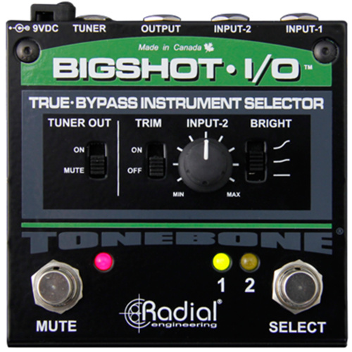Radial BIGSHOT I/O - True Bypass Instrument Selector