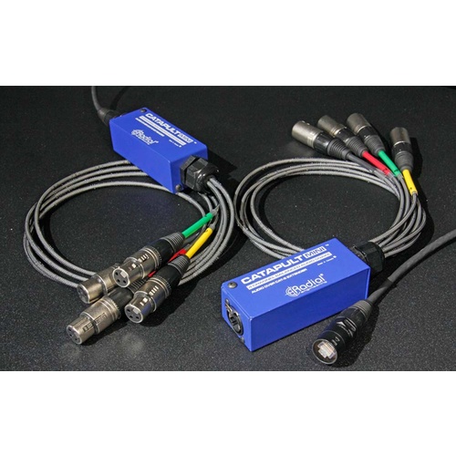4ch receiver, balanced outs, line-level transformers, uses shielded cat-5