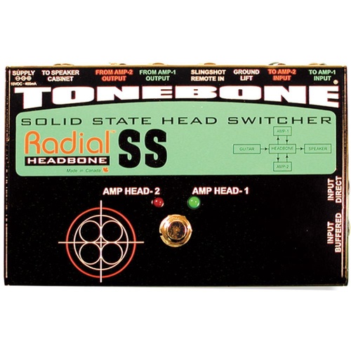 Radial HEADBONE SS - Amp Head switcher for two solid state amps