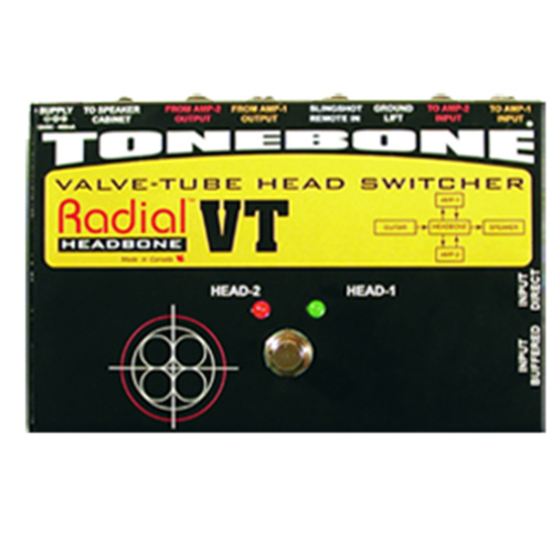 Radial HEADBONE VT - Amp switcher for two tube head amps