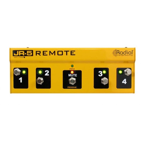 Remote footswitch controller for JX44 for channel select and muting