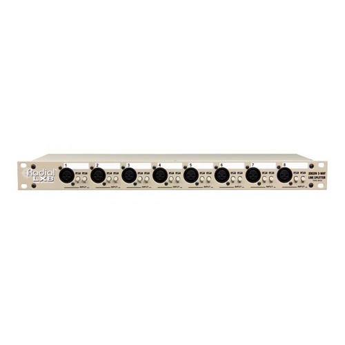 Radial LX8-J - 8 channel balanced line level splitter with Jensen transformers