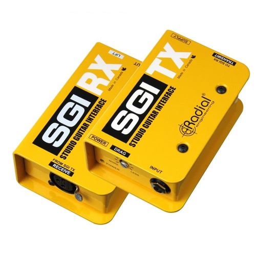 Radial SGI - Active Class-A Studio Guitar Interface with TX and RX modules. PSU included