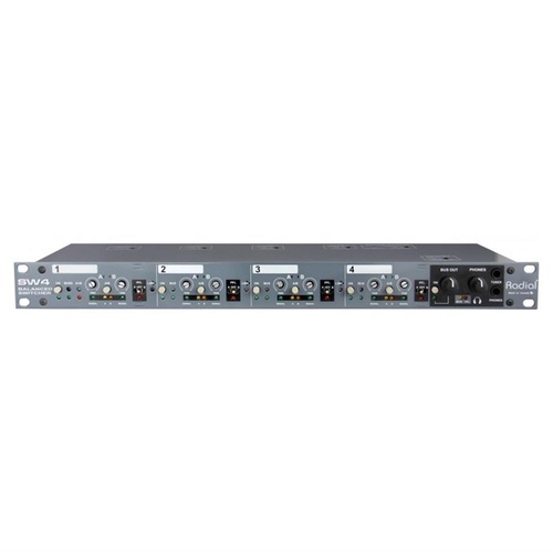 Radial SW4 - 4-ch balanced stereo AB input switcher with summed outputs and PFL