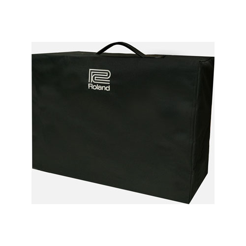 ROLAND RAC-JC40 Jazz Chorus 40 Amp Cover - Durable Polyester Protection for JC-40 Combo Amp, Black with White Embroidery
