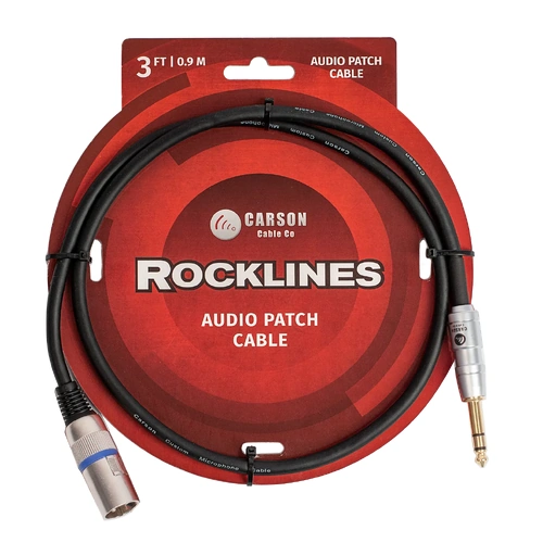 Carson Cable Co Carson Rocklines 3' Audio Cable