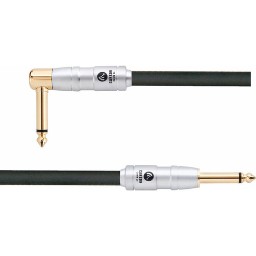 CARSON Rocklines 1 Foot Patch Lead  Straight / Right Plugs Heavy Duty Cable