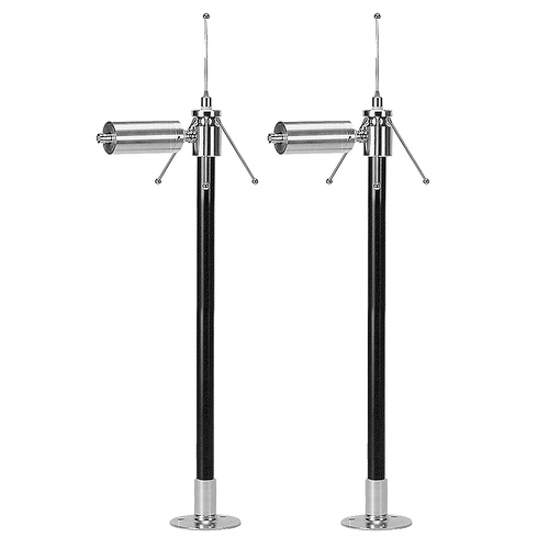 Chiayo RAPACKAGE Remote antenna package: Pair RA80, 2x AB80, 2x BNC-Crimp & 2x TNC Crimp to suit Live/Stage/Performer 100 series