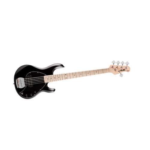 Sterling by MusicMan Ray 5 Electric Bass Gloss Black