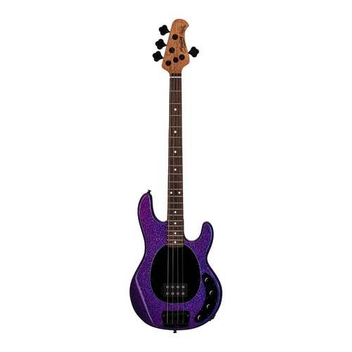 Sterling by Music Man SBMM StingRay RAY34 Sparkle, Purple Sparkle Bass