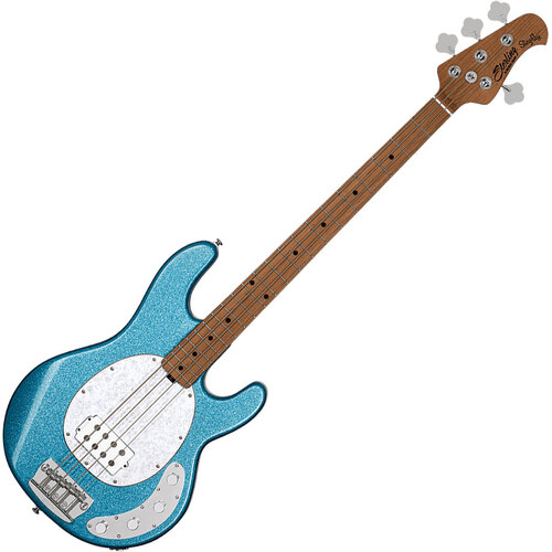 Sterling by Music Man SBMM StingRay RAY35 Sparkle, Blue Sparkle Bass