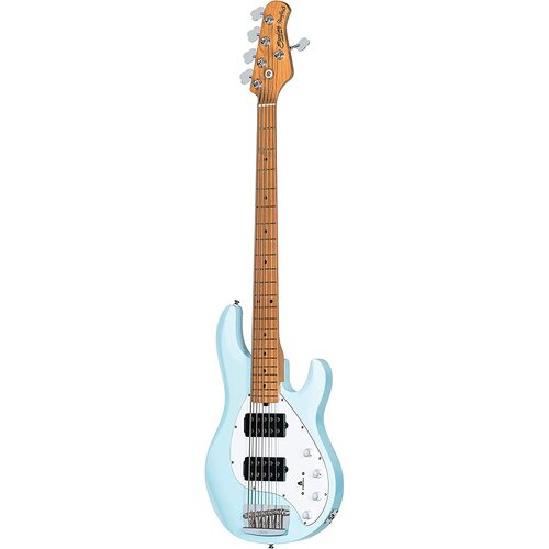 Sterling by Music Man SBMM StingRay 5 HH RAY35HH, Daphne Blue Bass