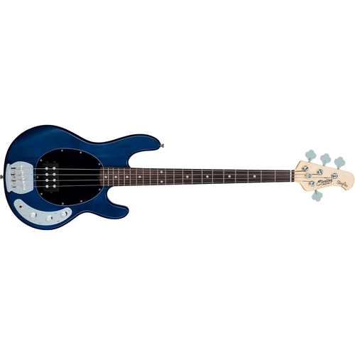 Sterling by Music Man S.U.B. StingRay RAY4, Trans Blue Satin Bass