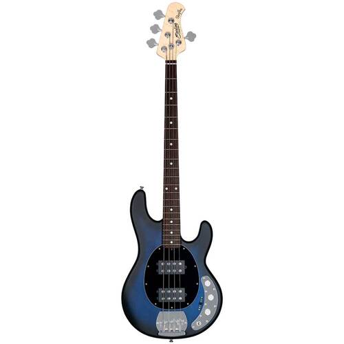 Sterling by Music Man S.U.B. StingRay HH RAY4HH, Pacific Blue Burst Satin Bass
