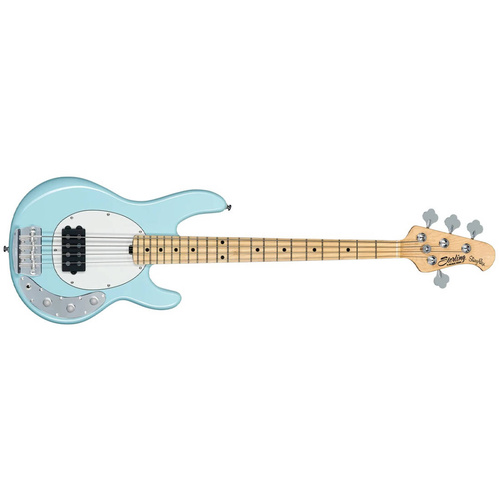 Sterling by MusicMan StingRay Short Scale Electric Bass Guitar Daphne Blue