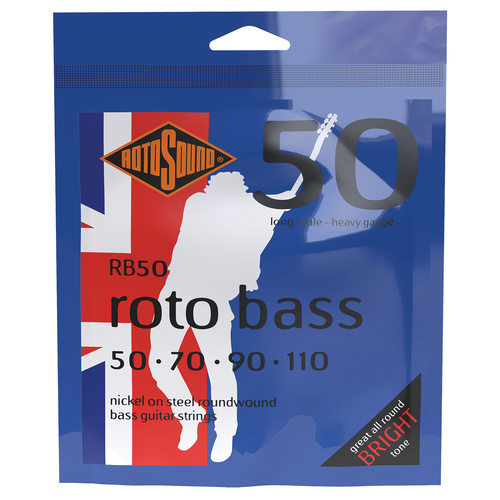 Rotosound Rotobass Heavy Bass Guitar Strings 50-110 [RB50]