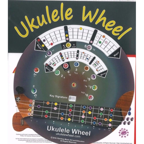Rainbow Music Ukulele Wheel