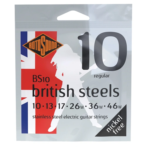Rotosound British Steel Electric Guitar String Set RBS10