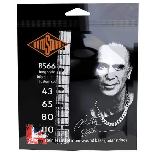 Rotosound Billy Sheehan Custom Bass Guitar String Set RBS66