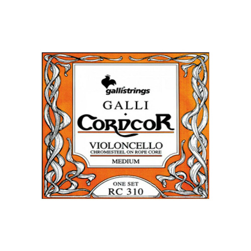Galli Cello String Set Full Size Chromesteel On Ropecore